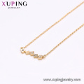 64473 Xuping compras on-line bem design ouro fino três peças conjunto de jóias micro pave pedras preciosas
